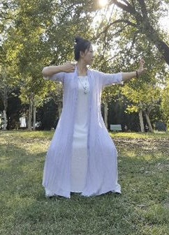 左右开弓似射雕 武当立式八段锦(第二段) 中国道家养生网
