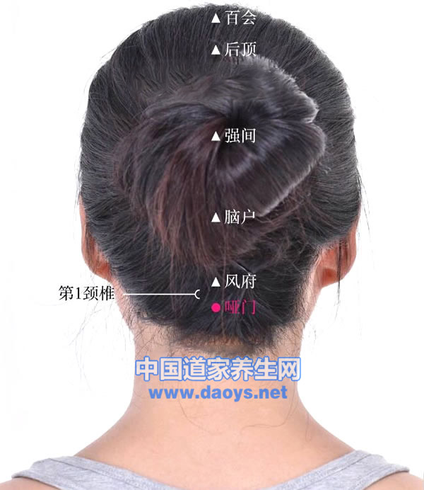 哑门的准确位置图和作用